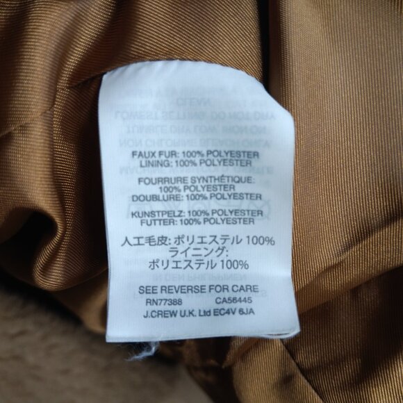 J. Crew Faux Sherpa Teddy Lined Vest - Picture 8 of 8